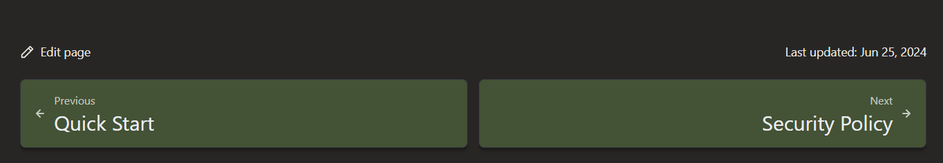 Documentation page footer displaying the edit link